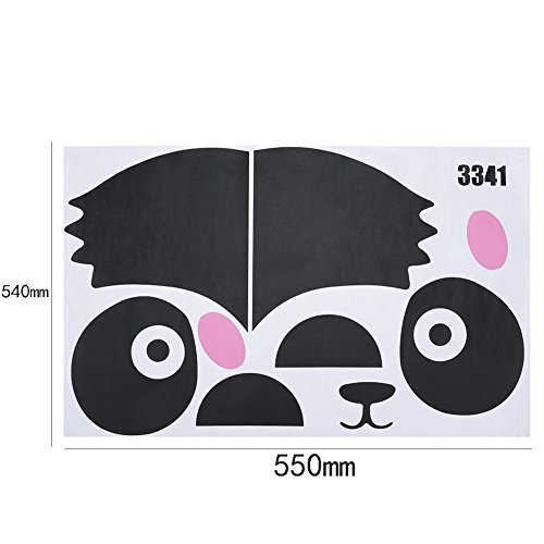 Whitelotous Cartoon Panda Door Stickers Removable Wall Sticker Decor Diy Children Room Gifts #TOP5