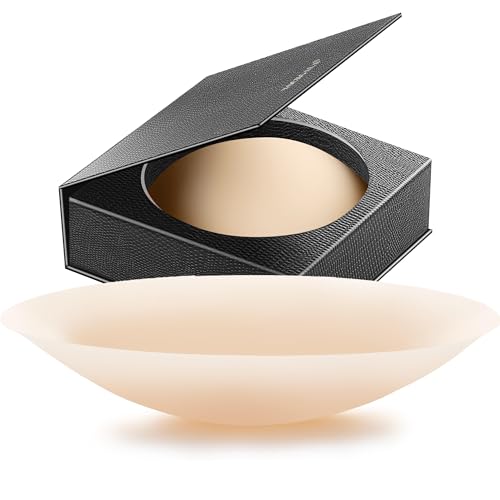VOCH GALA Nipple Covers for Women with Reliable Stickiness, Invisible Seamless Pasties, Reusable with Portable Storage Box