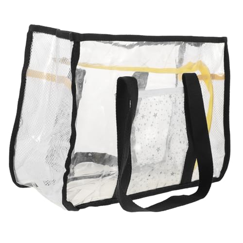 Mipcase Transparent Storage Bag Tote Bags for Women Travel Pouch Cosmetic Bag Travel Beach Tote Bags Foldable