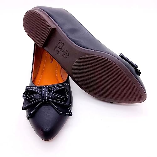 Sapatilha Feminina Total Confort Preto Laço (38, Preta)