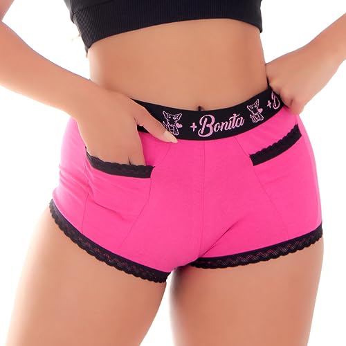 Kit com 5 Shortinhos Bang Bang Algodão Penteado