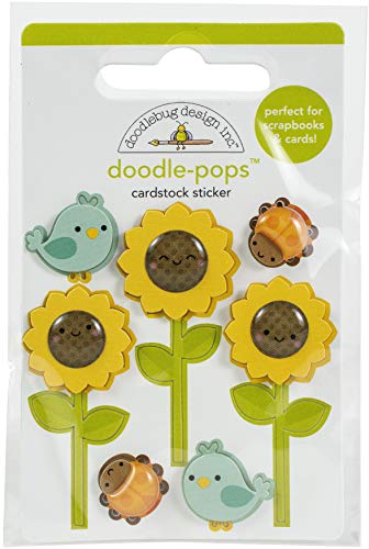 Doodle-POPS 3D STCKR Sunflowers