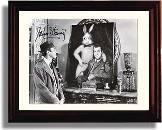 Jimmy Stewart Autograph Promo Print - Harvey - Framed 8x10