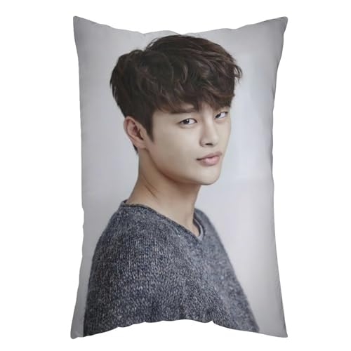 ソ・イングク9 抱き枕カバー 長方形 等身大クッションカバー 両面プリント 気持ちいい 安眠 隠しファスナー式 伸縮性 着脱簡単 肌触り良い 柔らかい 四季兼用 ベッド飾り 20"x30"