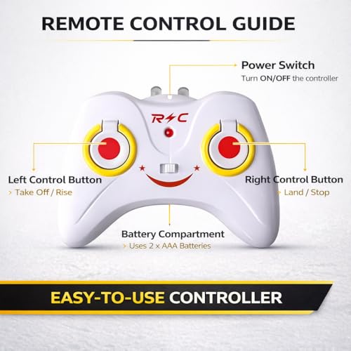 Image of Remote Control Helicopter Toy for Kids -Strong Flying, Rechargeable, LED Lights, Indoor & Outdoor RC Helicopter (Colour as per Stock)
