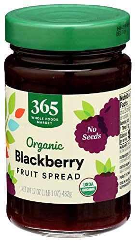 365 By Whole Foods Market, Fruit Spread Blackberry Organic, 17 Ounce #TOP1