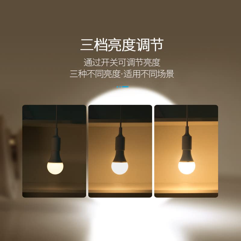 Luci 20 Pezzi/Lotto LED Lampadina dimmerabile a Tre stadi A50/A60 E27 Lampadina LED Lampada di Illuminazione a LED per Uso Domestico Lampadine per Uso Domestico in plastica + Alluminio