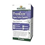 Natures Aid PremEeze Agnus Castus 400mg – Traditional Herbal Remedy for Premenstrual PMS Symptoms Relief – Mood Swings, Irritability, Menstrual Cramps & Bloating – Vegan, THR Registered – 60 Capsules