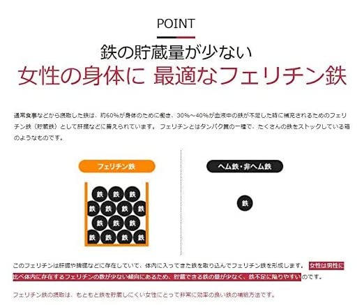 Amazon | 5%OFF《2袋セット》【高配合 フェリチンサプリ 】 フェリチン 