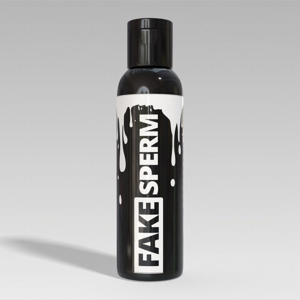 Lubrificante Finto Liquido Artificiale 250 ml Fake Sperm, Lubrificante bianco, Uso intimo Vaginale e Anale