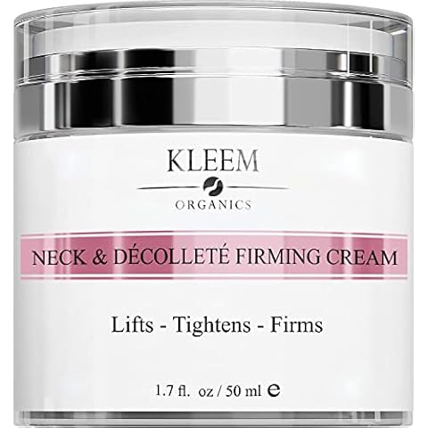 Neck Firming Cream with Peptides & Retinol - Anti Aging Skin Tightening Cream to Reduce Wrinkles, Neck Lines, Age Spots & Sagging Skin - Natural Firming Neck Cream for Smooth & Youthful Skin - 1.7 oz Cover