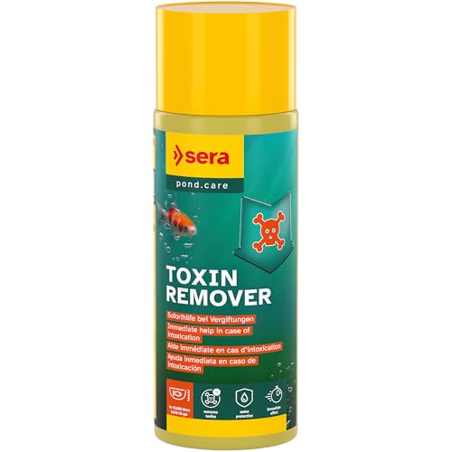 sera Pond Toxin Remover 500 ml | Soforthilfe bei Vergiftungen im Gartenteich | entfernt Ammoniak & Nitrit sofort | bindet Schwermetalle für sicheres Teichwasser