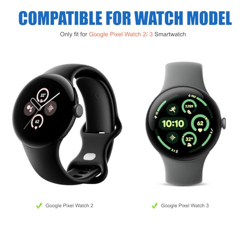 Cargador para Google Pixel Watch 2 y 3 accesorio cable de carga USB-A negro 2