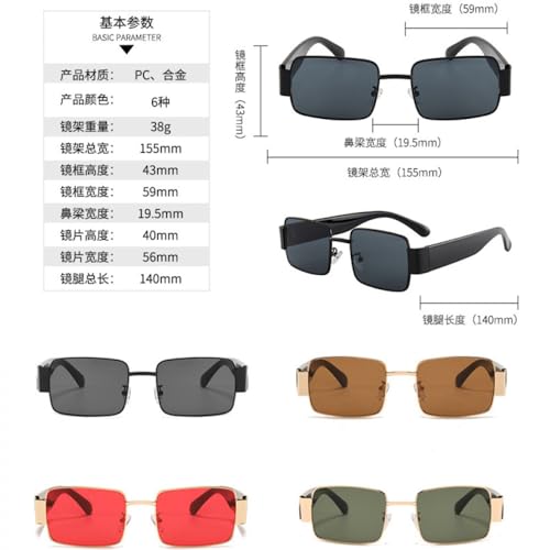 Lunettes de soleil punk légères anti-éblouissement pour la conduite - 7