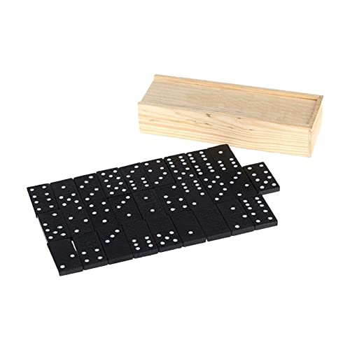 木製ドミノ ブロックボードゲーム 積み木 ドミノ倒し 戦略 リバーシ 定番 ドミノおもちゃ キッド 子供 教育玩具 知育玩具 28個/セット 旅行 ファニーテーブルゲーム 収納便利 旅行用 持ち運びしやすい ストレス解消 暇つぶし