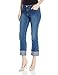 Liverpool Jeans Company Women's Astrid Wide-Cuff Cropped Jean