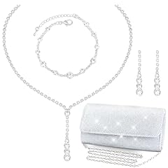 Style #D Necklace Earrings Bracelet Purse