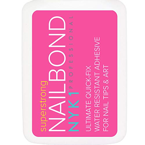 Super Strong Nail Glue For Nail Tips, Acrylic Nails and Press On Nails  (8ml) NYK1 Nail Bond Brush On Nail Glue For Press On Nails Long Lasting  Nail Glue For Acrylic Nails