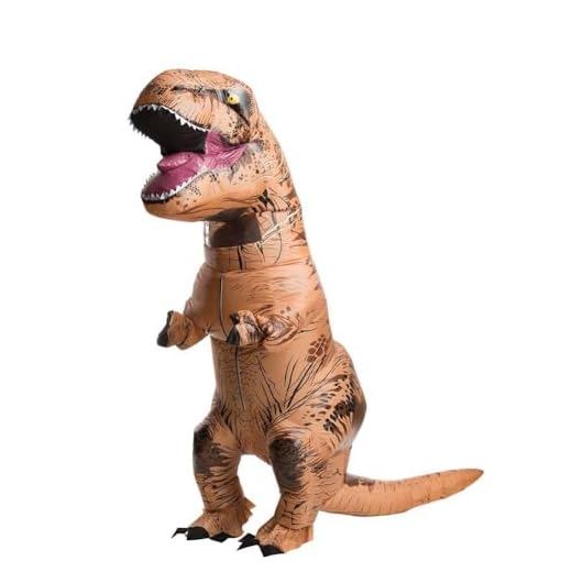 Adult Original Inflatable Dinosaur Costume, T-Rex with Sound, Standard