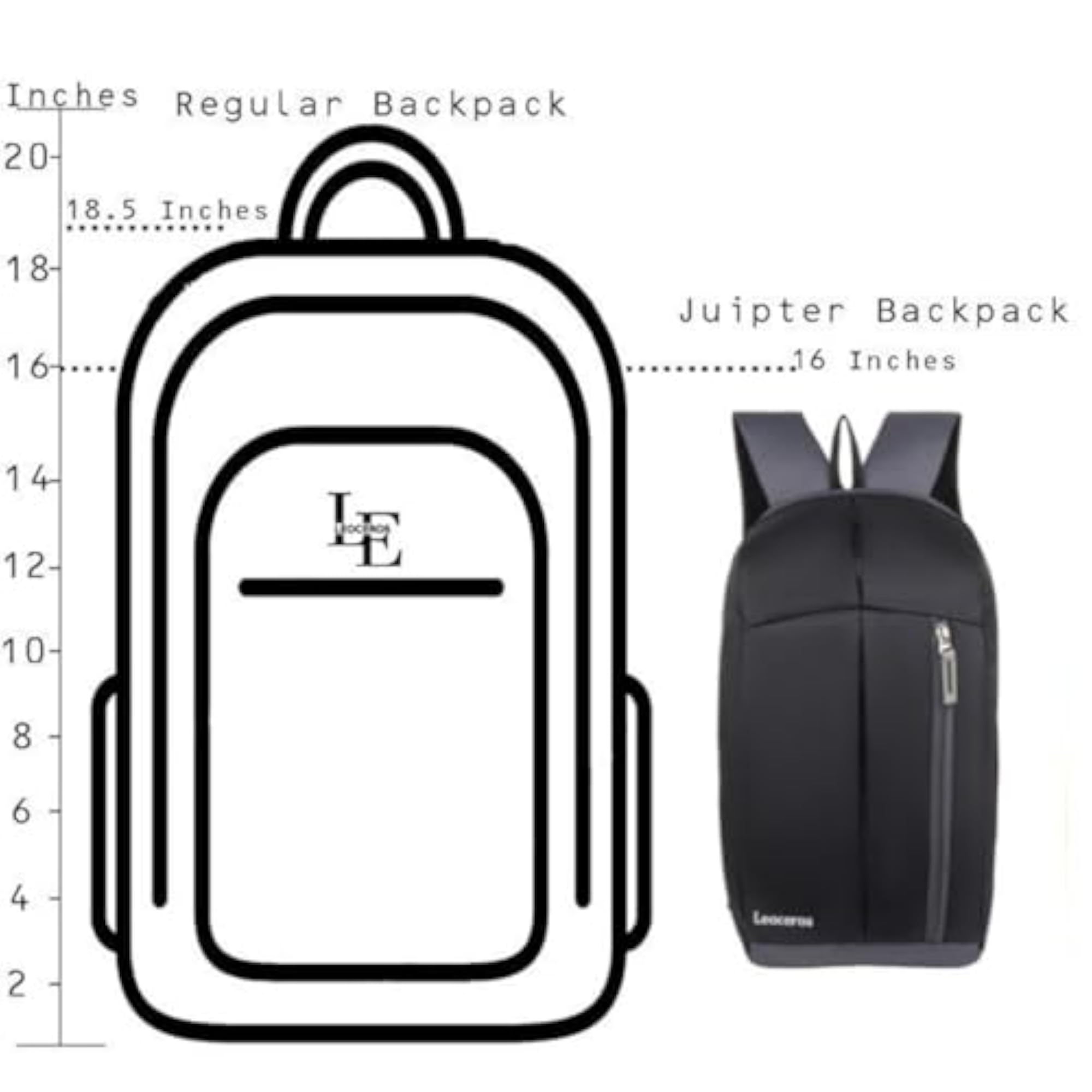 Compact Gym & Travel Backpack for Men