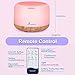 Diffuserlove Diffuser Essential Oil Diffusers 500ML Remote Control Aroma Diffuser Cool Mist Aromatherapy Diffuser with Mute Design, Timer and Auto Shut-Off for Office Living Room Yellow