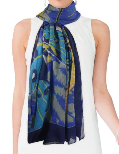 Vibrant Butterflies Leopard Print Square Scarf Shawl3