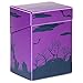 Stratagem The Big Box Card Deck Box with Divider, Fright Night - Oversized Deck Box for 60-Card Deck Plus More - Card Deck Boxes for Magic The Gathering, Pokemon, Yugioh! & Sleeved or Unsleeved Cards