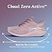 Hawkwell Women's Cloud Zero Active Nursing Shoes Cushion Breathable Tennis Walking Gym Medical Work Sneakers,Knit Rose,7 M US