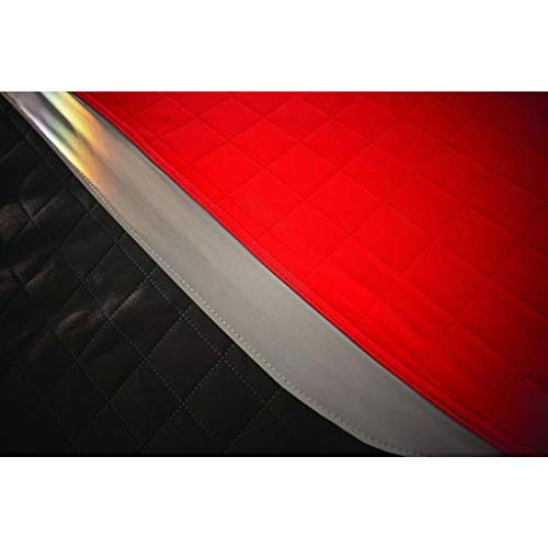 Eskimo FF949i FatFish Pop-up Portable Hub-Style Ice Shelter, Wide Bottom Design 61 sq ft. Fishable Area, 3-4 Person Insulated,Red