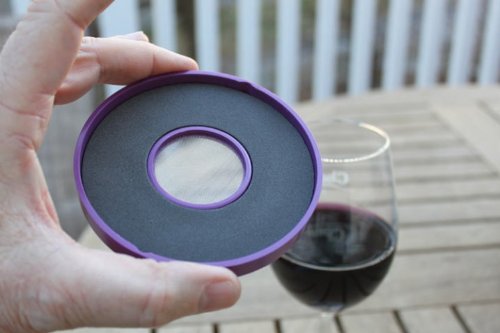Wine Tapa Drinking Glass Covers- Keep Bugs Away From Wine Glasses Outdoors - Use As Cover For Coffee Mugs, Soda Cans, And Drinking Glasses, Set Of 4 No Spill Drink Covers (Fresco) #TOP2
