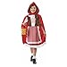 Fun Shack Cappuccetto Rosso Costume Bambina, Costume Carnevale Bambini Taglia XL