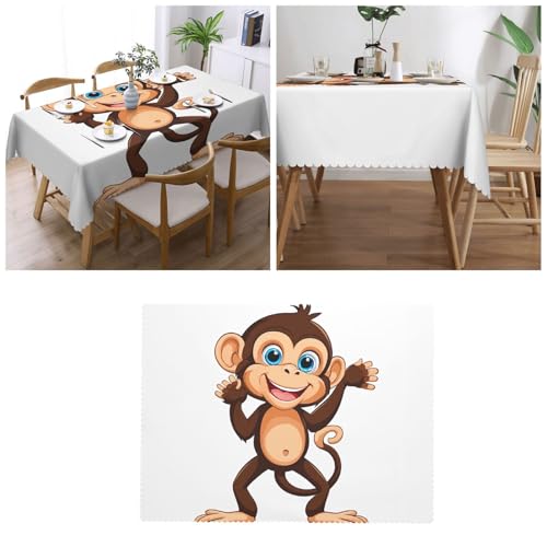 Nappe imperméable rectangulaire pour protéger la table des taches - 8