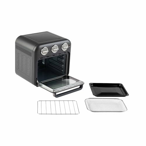 JATA JEFR1816 - Freidora de Aire sin Aceite de 16 L. Air Fryer 1400 W. Horno de Sobremesa. Función Horno o Freidora de Aire. Temporizador 60 minutos. Con Luz. Incluye Bandeja, Rejilla y Cestillo - imagen 4