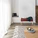 Relaxdays Banco Almacenamiento 40 L, Pino, Negro, 40 x 80 x 39,5...