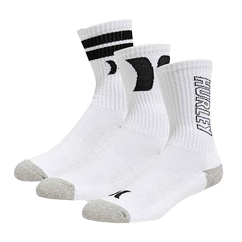 Chaussettes Hurley demi-éponge contre les ampoules et douleurs de marche pack de 3