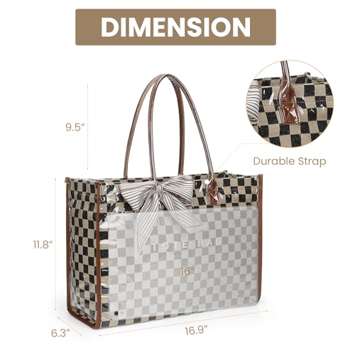 Bolso Tote Lushandy impermeable para mujer 20L miniatura 6