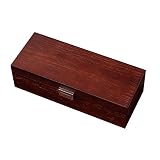 ★ El suave, oscuro revestimiento interior de gamuza marrón siente muy bien y protege su reloj y joyas de arañazos.