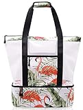 La bolsa más fresca es perfecta para mantener las bebidas, bocadillos, frutas frescas y frescas. Es a prueba de fugas, por lo que puede usarlo con hielo de forma libre para mantener los alimentos frescos por más tiempo. También se puede usar para ropa mojada, toallas o zapatos después de un día de playa o piscina.