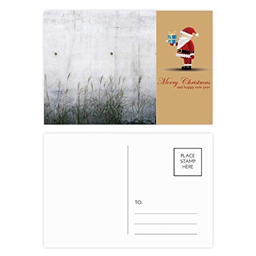 Cartes postales en métal vintage décoration murale Père Noël noir blanc lot de 20 pièces salon