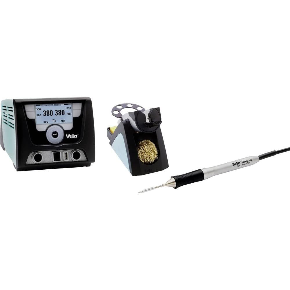Weller T0053422670 WX 2010 Micro MS Promo Kit de soudage numérique 255 W 100-550 °C avec pointe à souder
