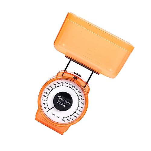SOLUSTRE Balance Cuisine Mécanique 1 Kg Sans Pile Plate-forme Plastique Outil De Pesée Domestique Accessoire Cuisine Usage Quotidien