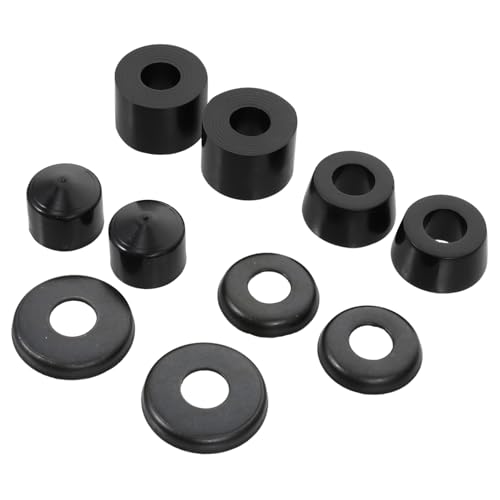 KICHOUSE Skateboard Shocking Absorber Cushion High Elasticity Pu Skateboard Bushings Black Performance Enhancer