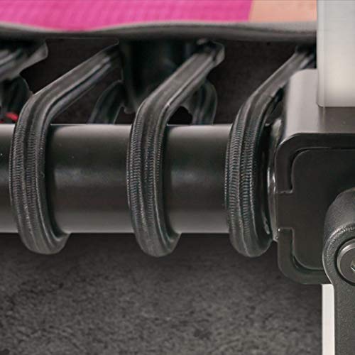 bellicon GO Jumping Fitness Trampolin (schwarz/pink) ø137cm mit Stange | Intensiv Trainieren mit Patentierten Seilringen… – Bild 5