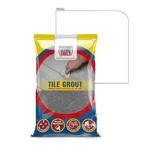 Berger F00FE60000001002 Tile Grout, White 1kg