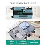 BAGSMART Carry On Luggage 22x14x9 Airline Approved with Spinner Wheels,Lightweight 20 Inch Luggage with TSA Lock,Expandable Hard Shell Carry On Suitcases for Men Women,Teal Blue - Image 4