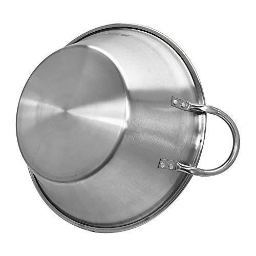 Wok de acero inoxidable de 22 pulgadas miniatura 3