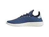 adidas Originals X Pharrell Williams Men’S Tennis HU Shoes, Night Marine/Clear Blue/Chalk White, US 12