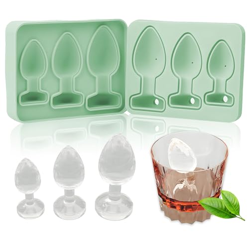Molde de silicón para cubos de hielo con figuras divertidas miniatura 1