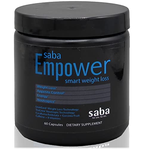 Saba Empower Smart Pills-Weight Loss, Appetite Suppressant, Fat Burner, Boost Energy, Better Mood, More Focus