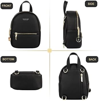 Aeeque Women Mini Backpack Purse, Casual Leather Crossbody Phone Bag Small  Back Pack Ladies Tiny Shoulder Bags, Black : Buy Online at Best Price in  KSA - Souq is now Amazon.sa: Fashion